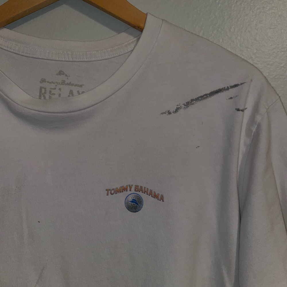 Tommy Bahama Extra Large White “Sink or Swim” Vintage T-Shirt